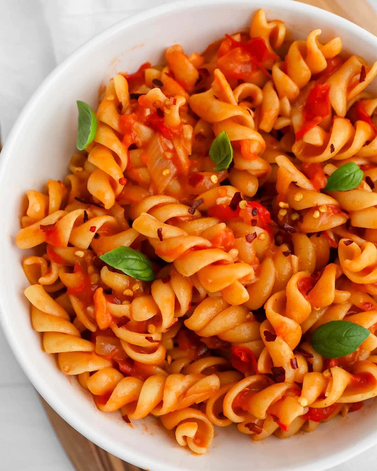 Spicy Oil Chili Flake Fusilli