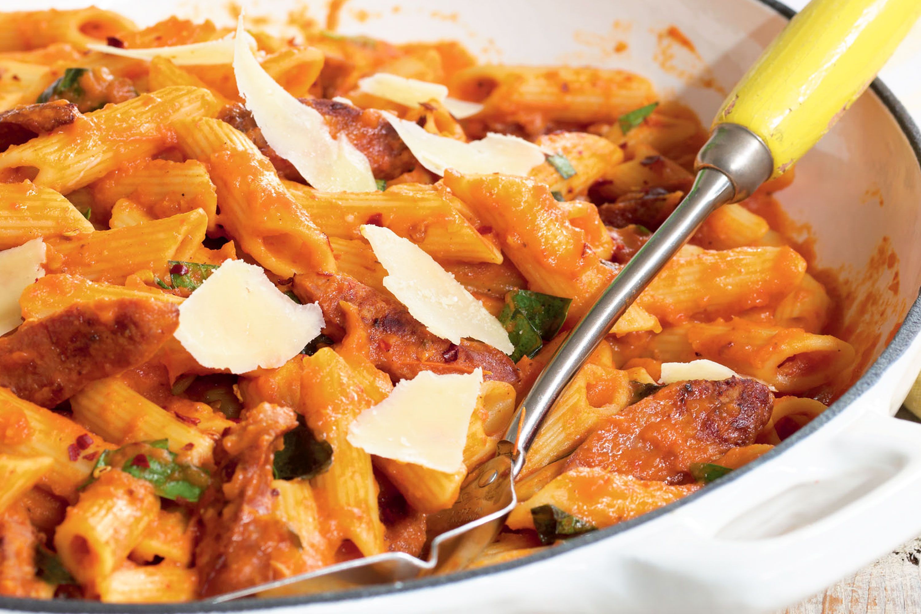 Chorizo and Charred Tomato Pasta