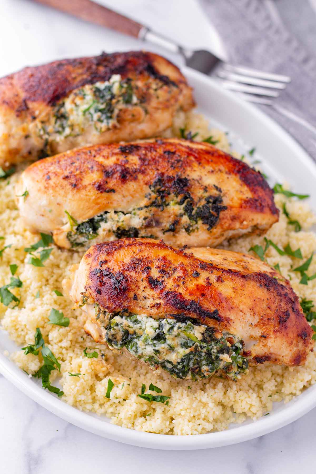 Spinach Ricotta Stuffed Chicken
