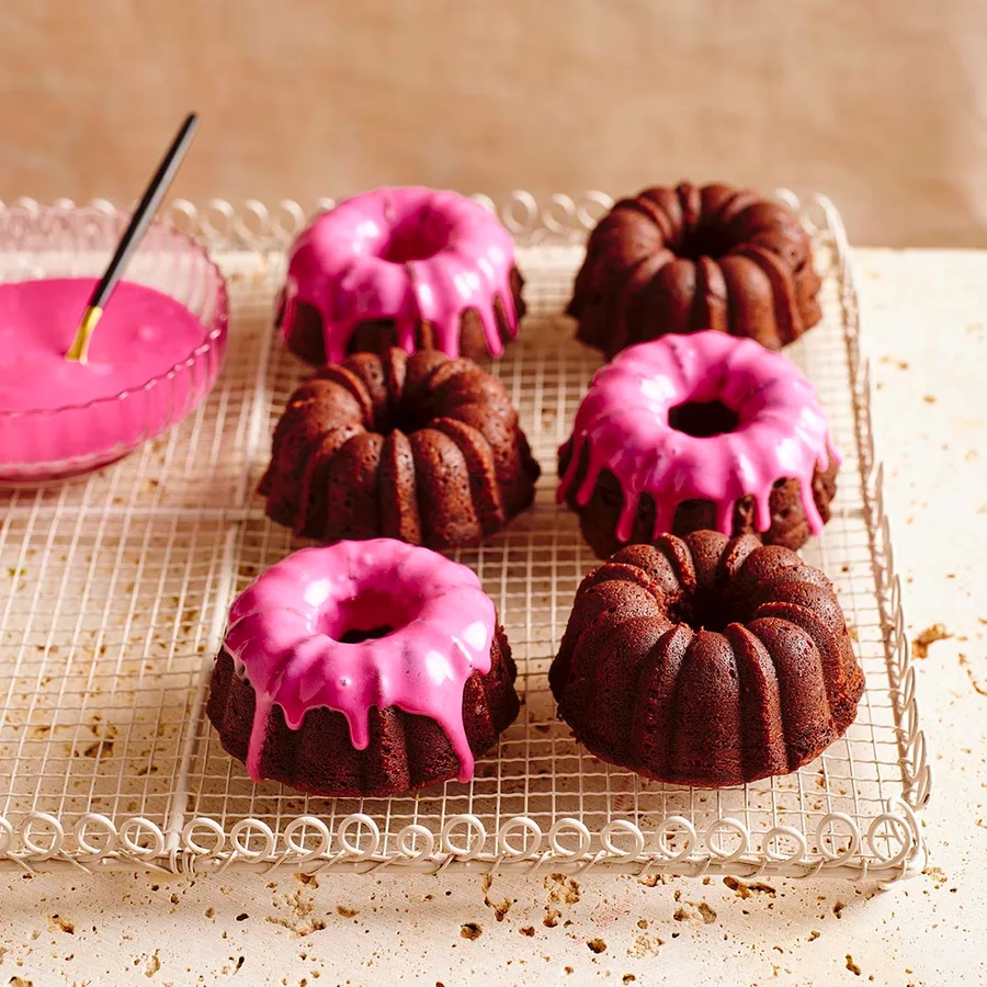Beet Chocolate Mini Bundts