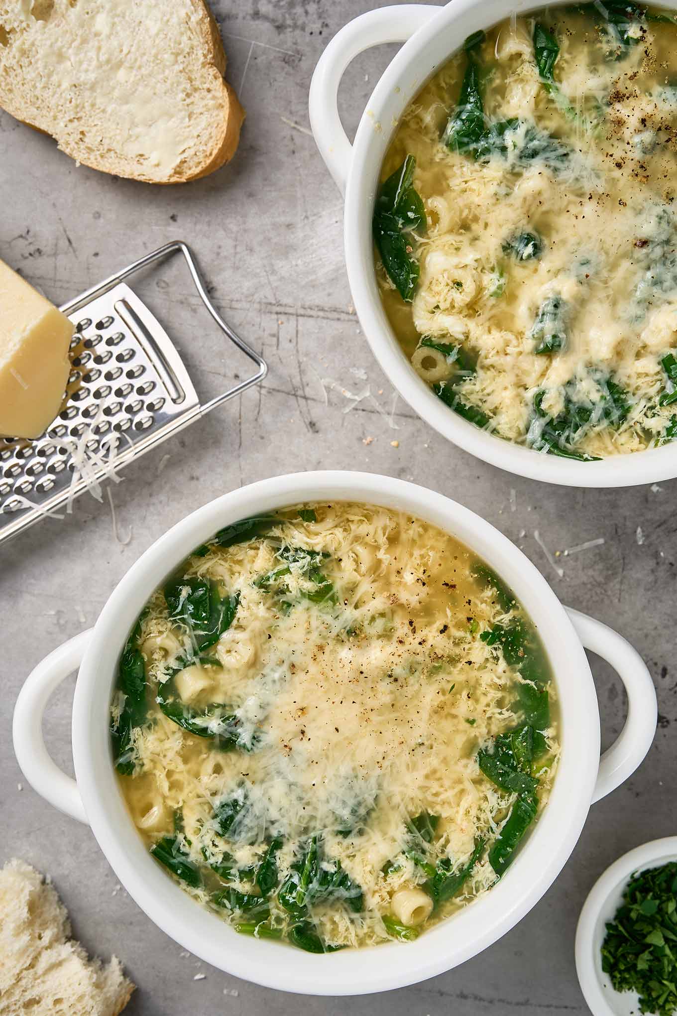 Egg Drop Pasta Soup
