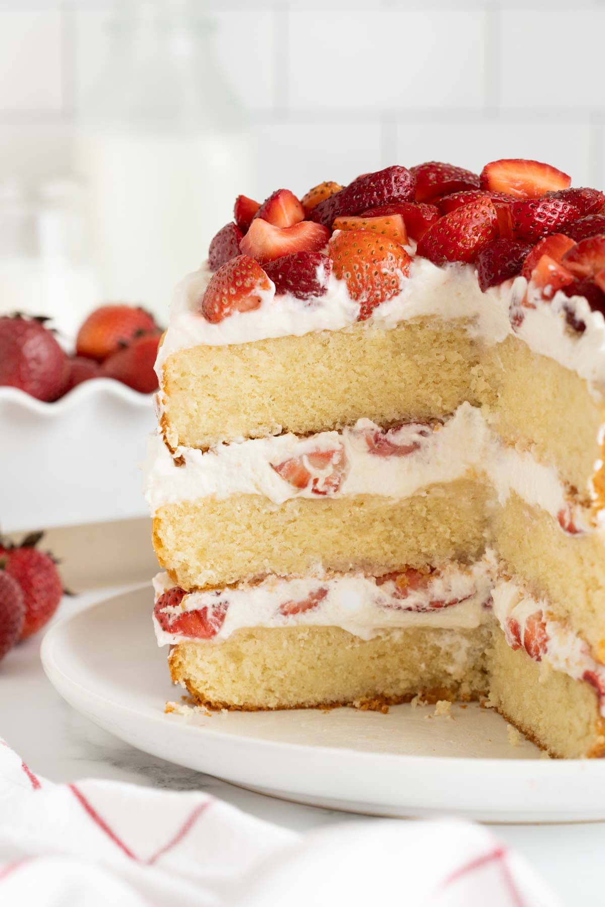 Strawberry Shortcake Cake