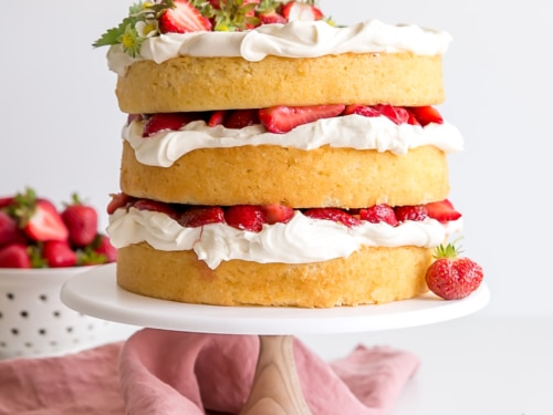 Mascarpone Strawberry Shortcake