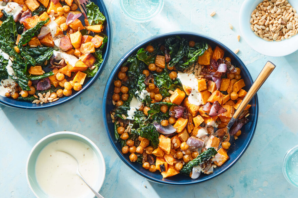 Chicken Sweet Potato Buddha Bowl