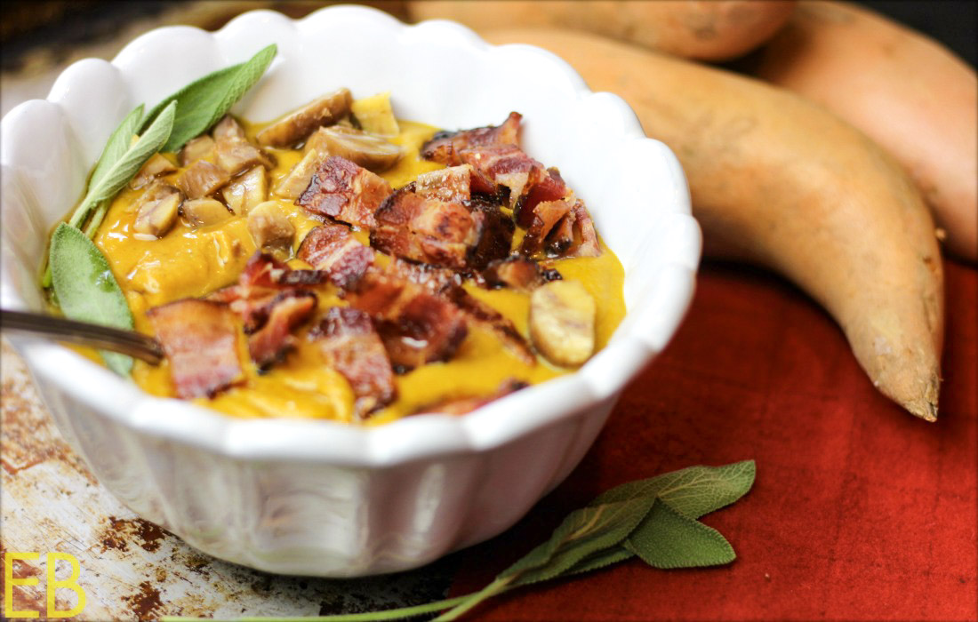 Chestnut Sweet Potato Soup