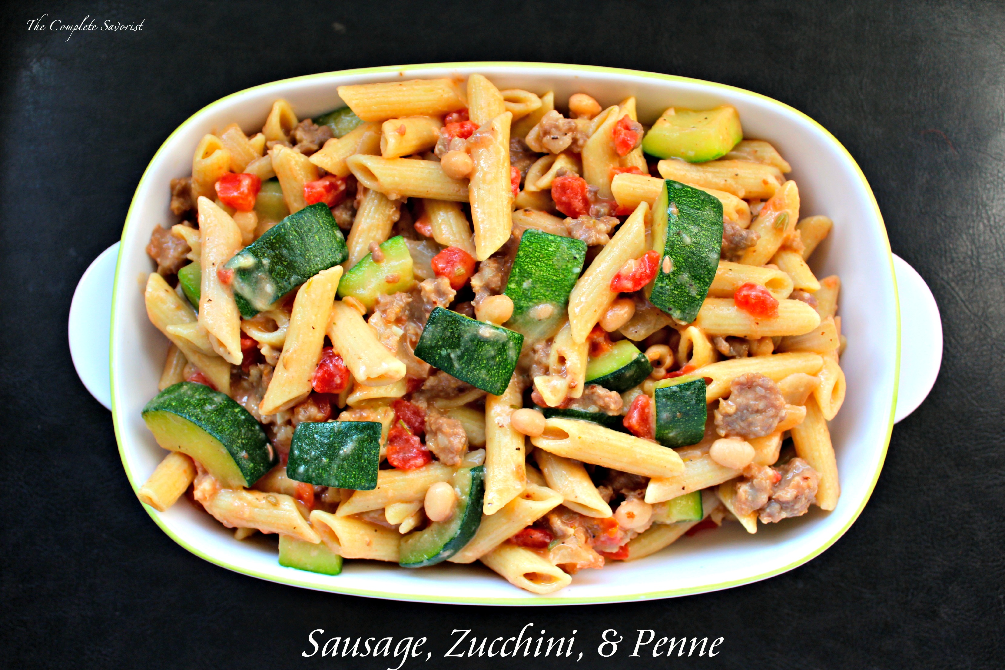 Sausage and Zucchini Penne