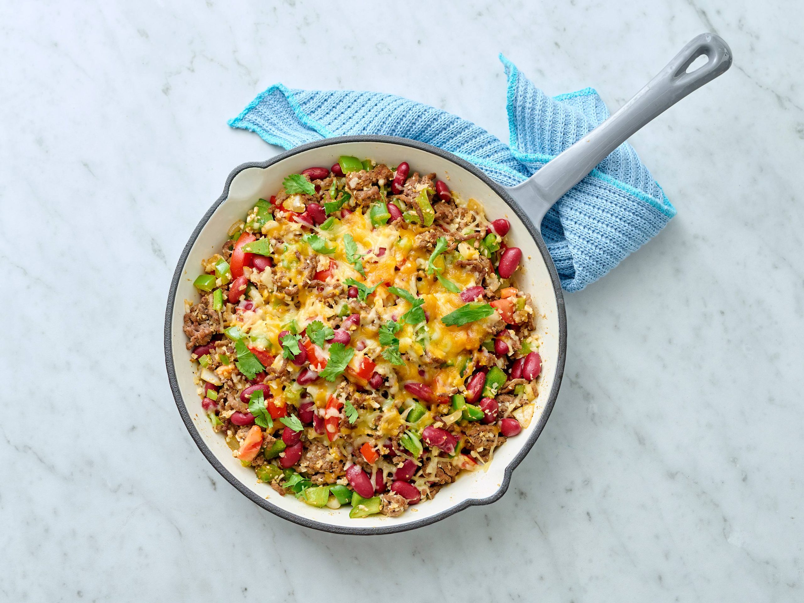 Beef Taco Skillet with Cauliflower