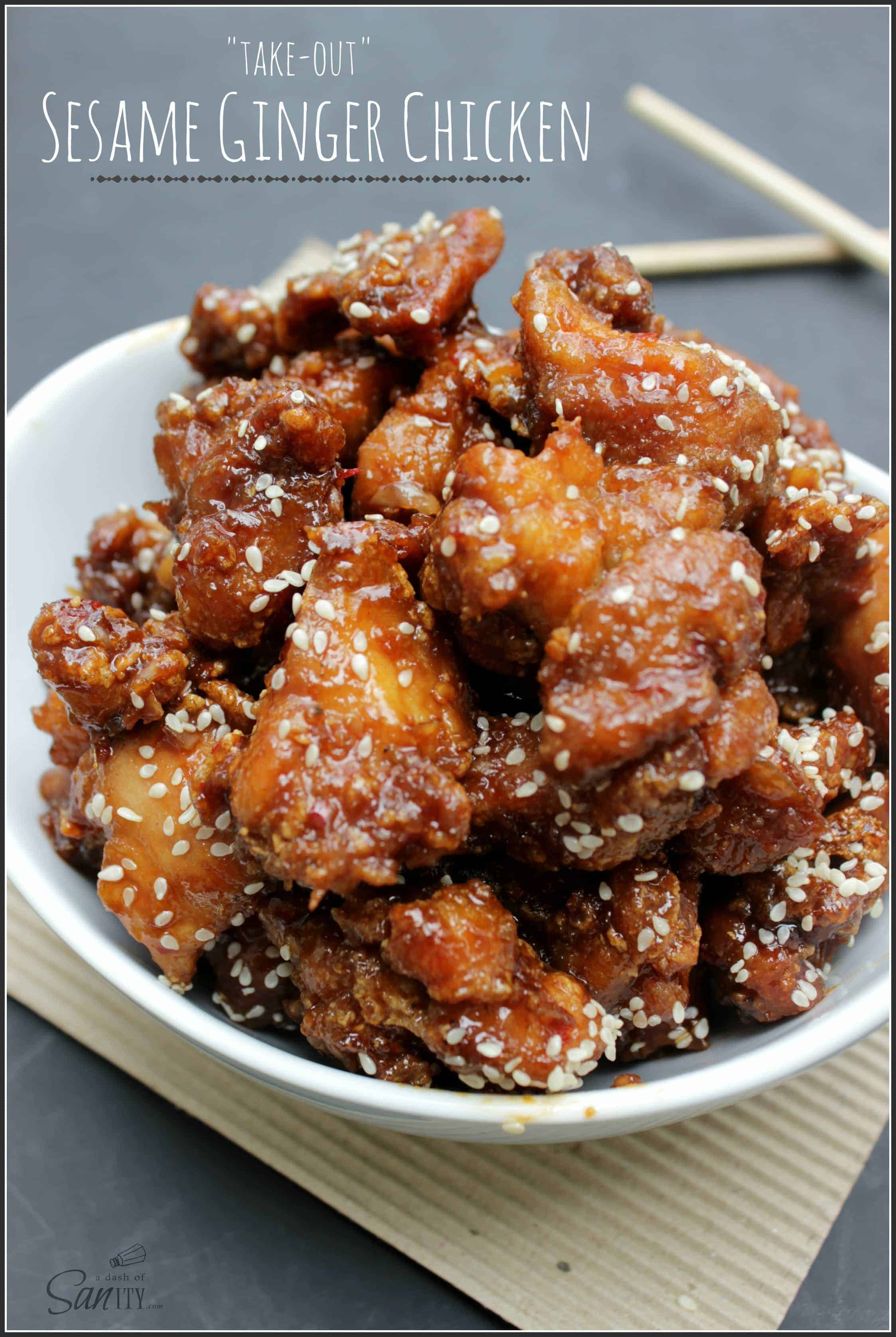 Sesame Ginger Chicken Strips