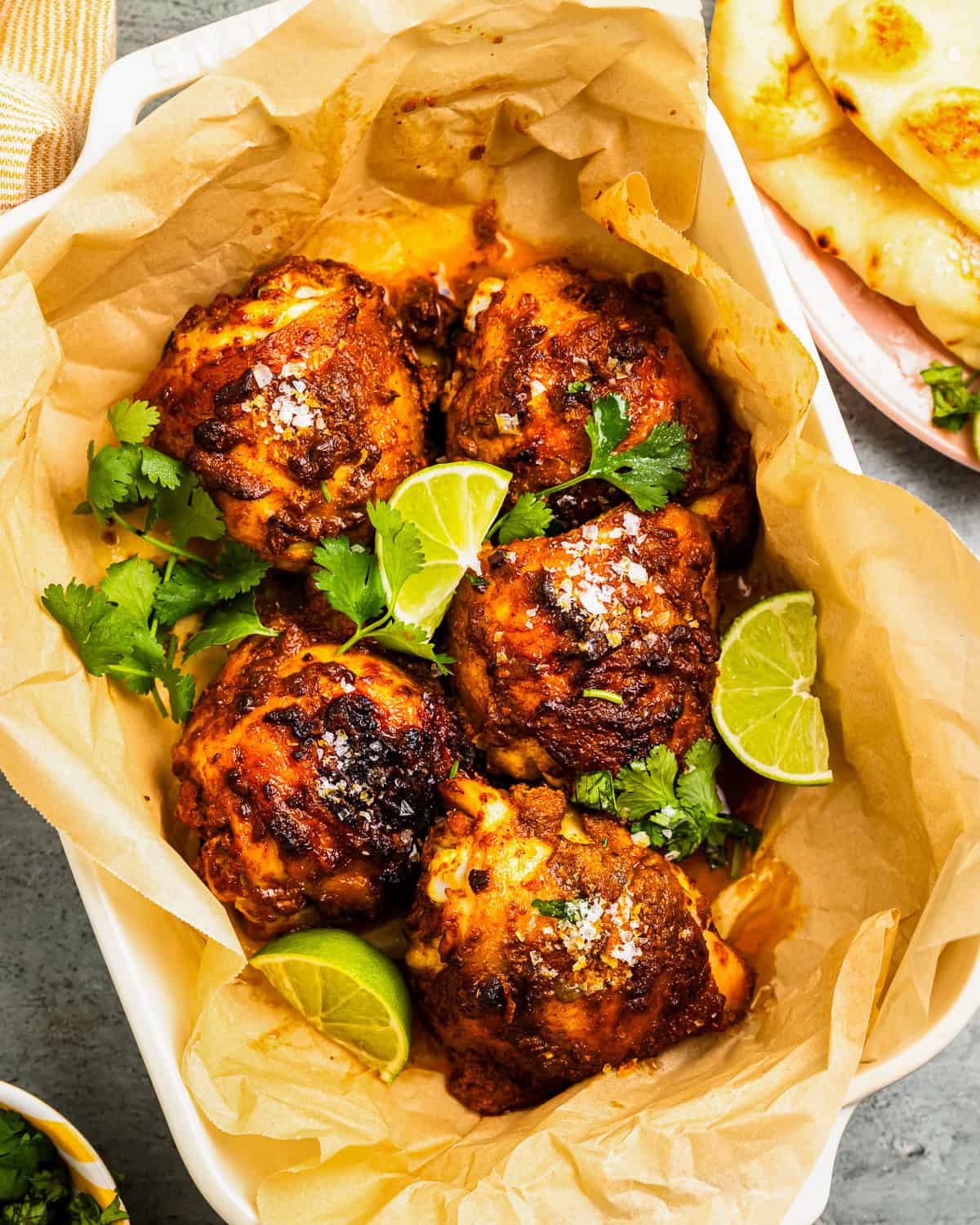 Tandoori Marinated Chicken Thighs