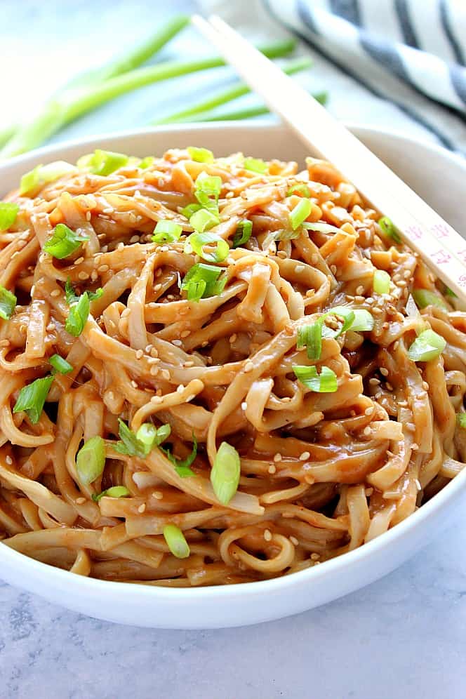 Thai Peanut Noodles with Vegetables