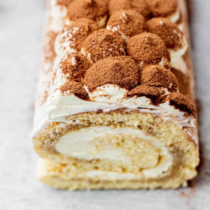 Tiramisu Cake Roll