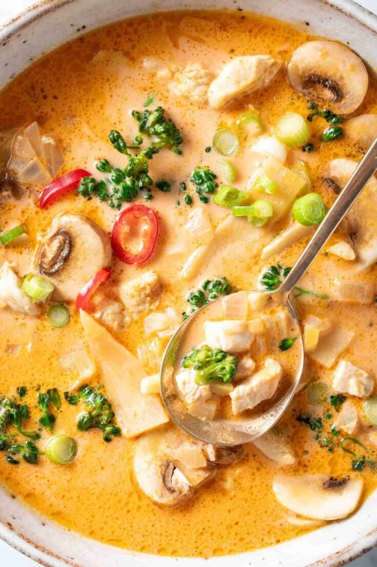 Thai Coconut Chicken Soup
