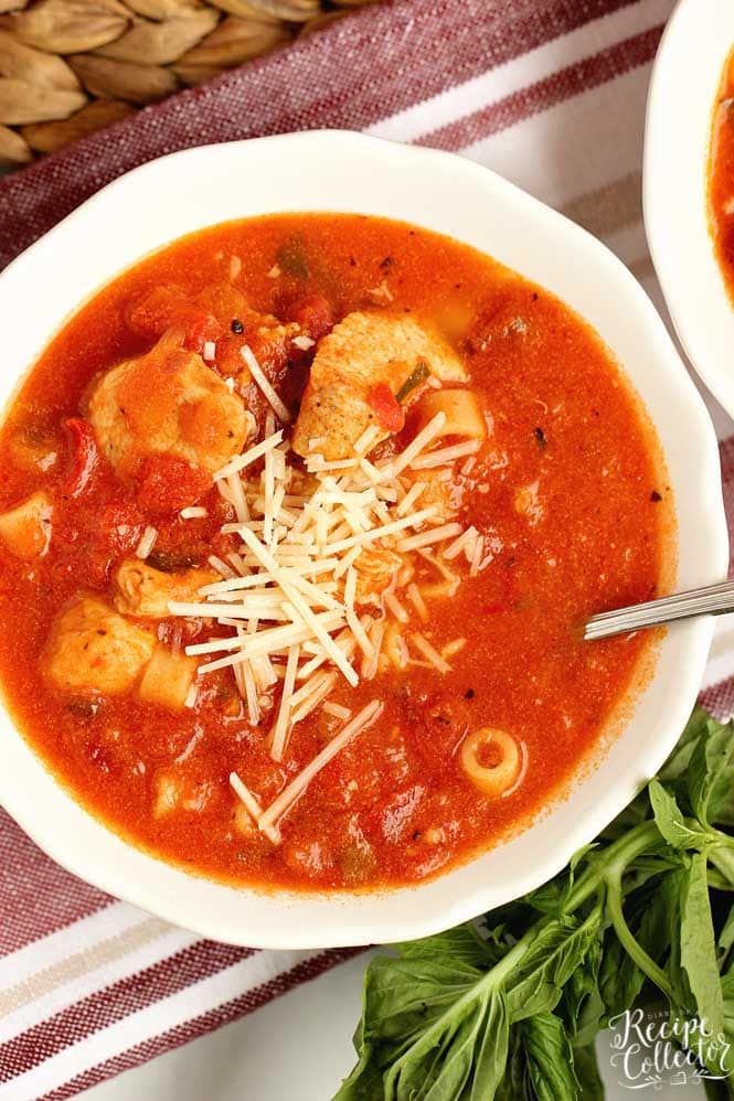 Chicken Tomato Basil Soup
