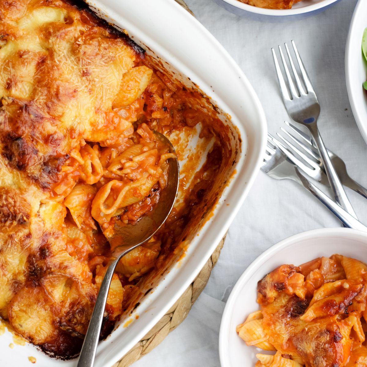 Creamy Tomato Pasta Bake
