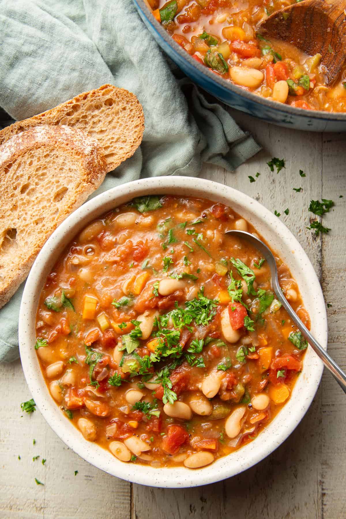 Basil Tomato White Bean