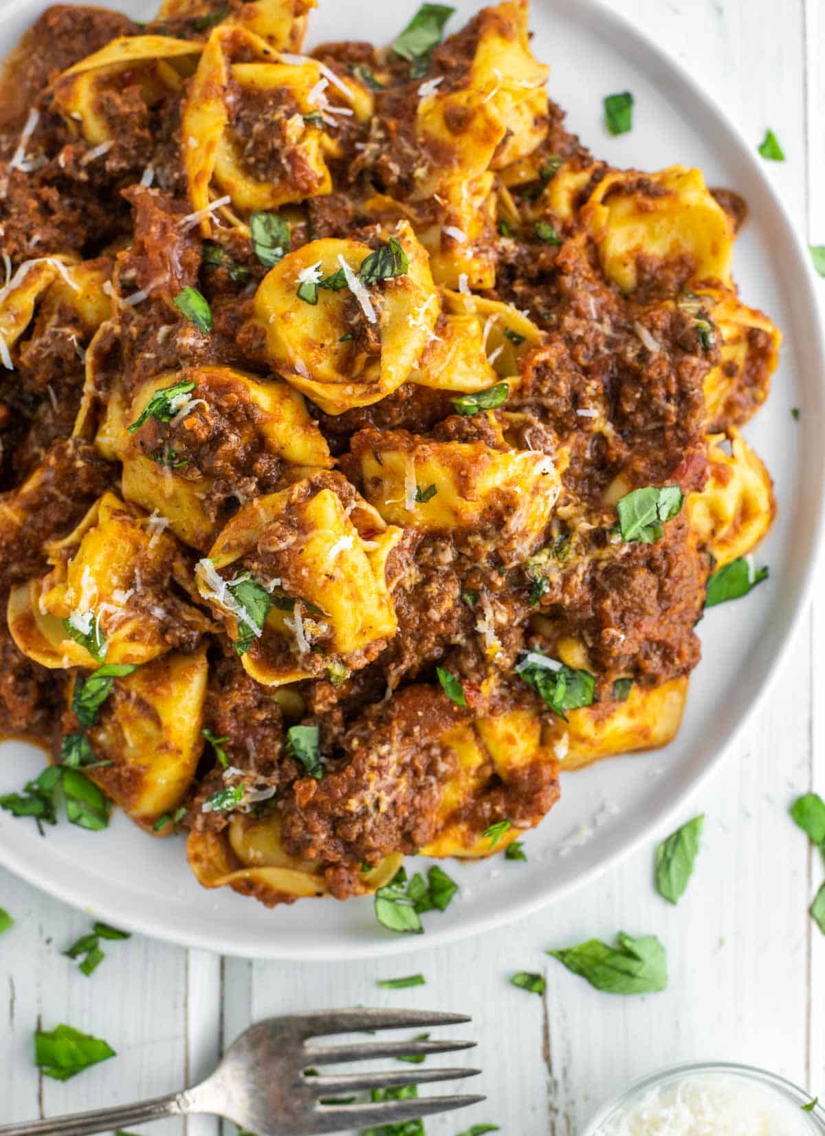 Beef Tortellini Bolognese