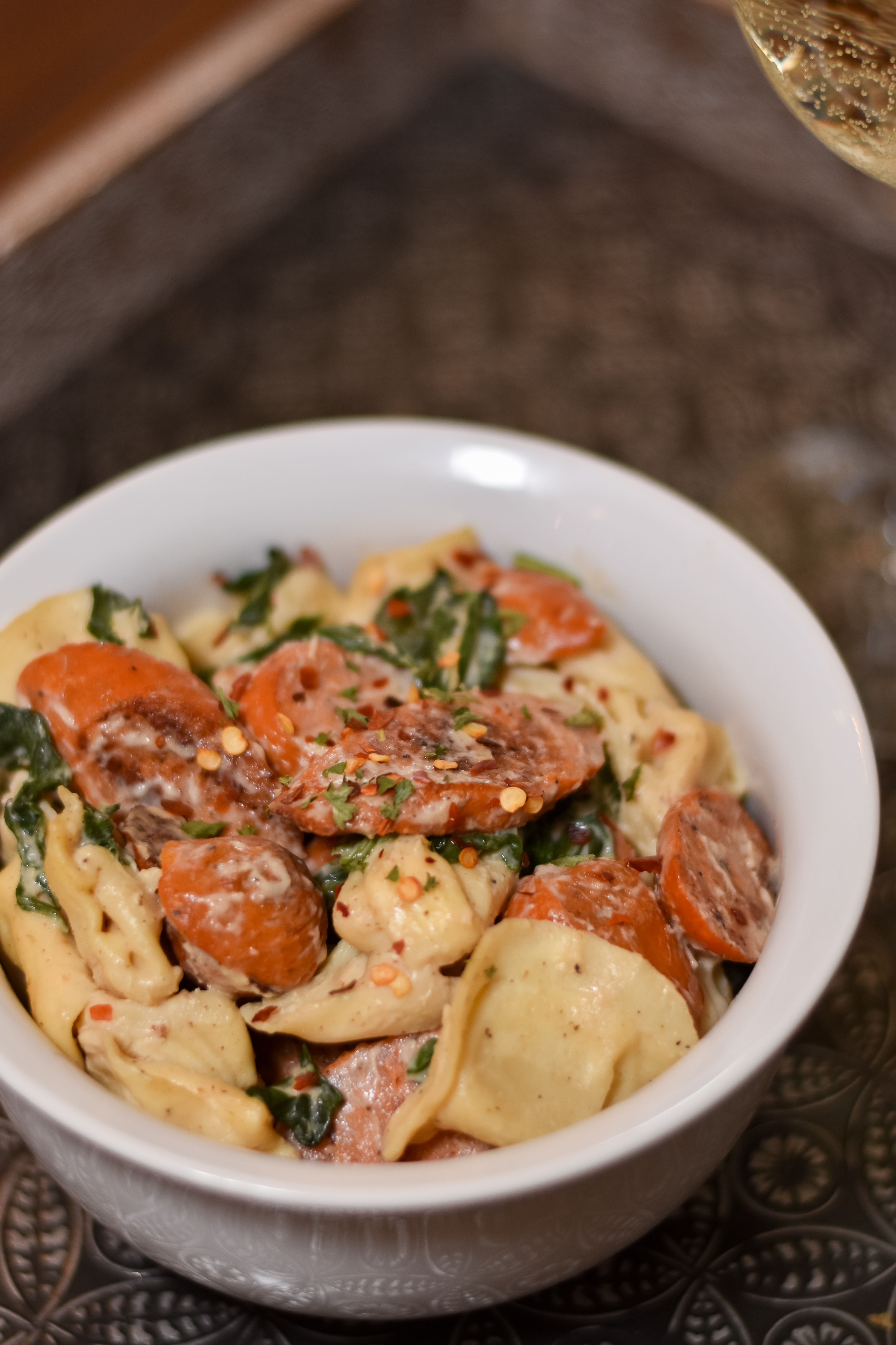 Kielbasa Horseradish Cream Pasta