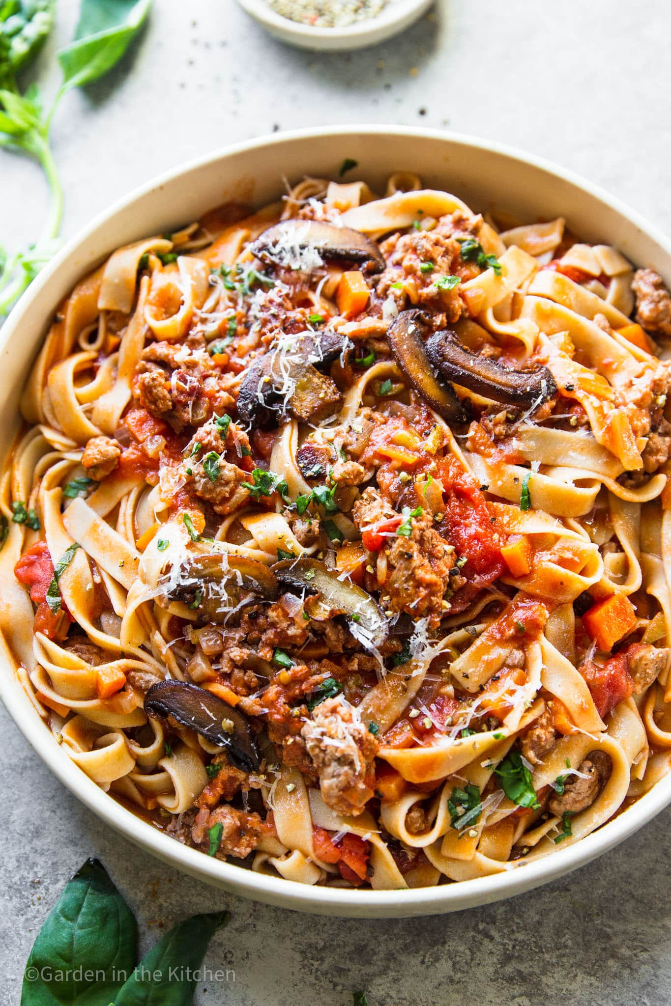 Turkey Ragu Tagliatelle