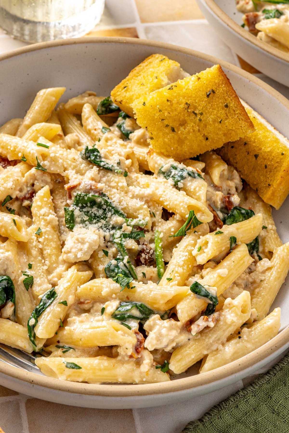 Creamy Tuscan Chicken Penne