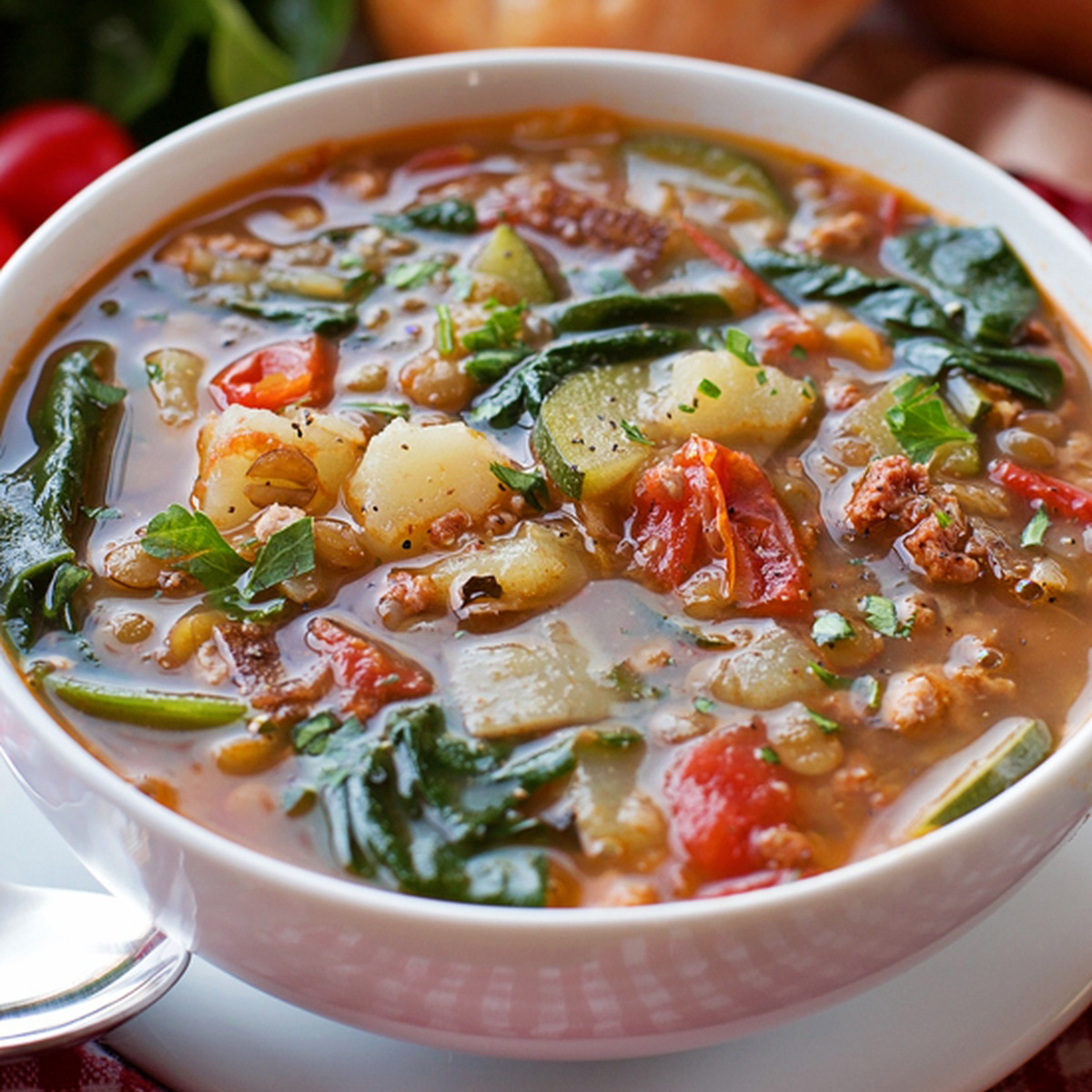 Tuscan Lentil Soup