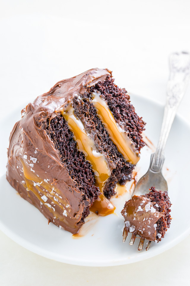 Salted Caramel Hot Cocoa Cake