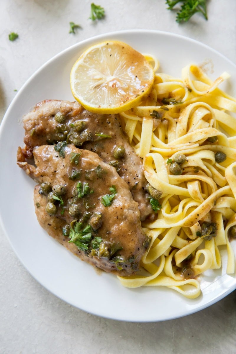 Beef Piccata Pasta