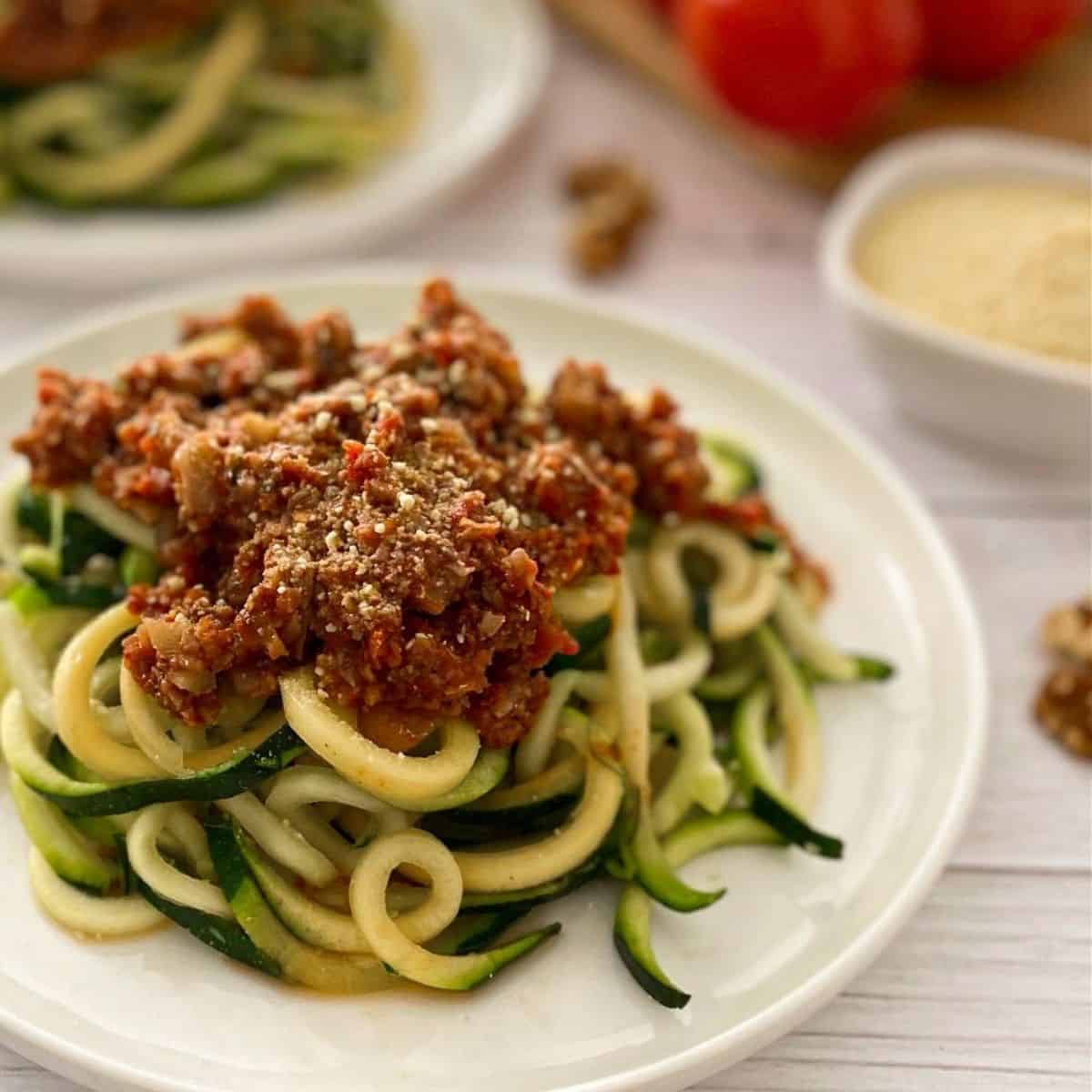 Bolognese Zucchini Pasta