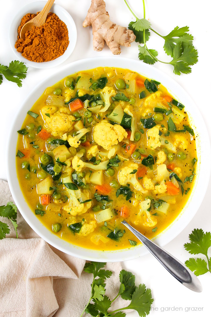 Coconut Curry Vegetable Soup