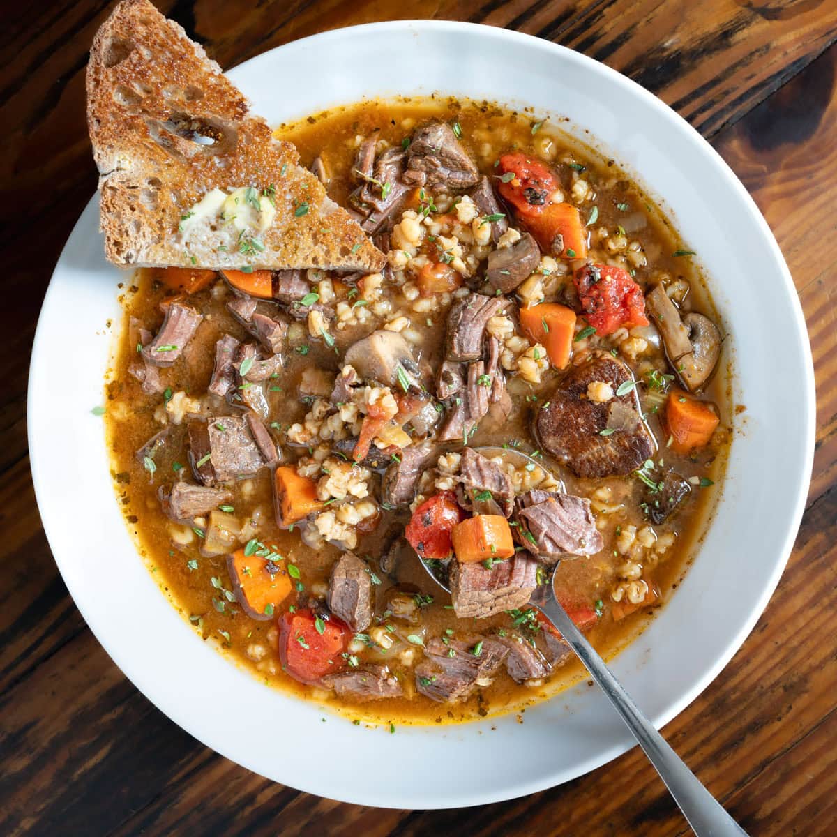 Venison and Organ Meat Soup