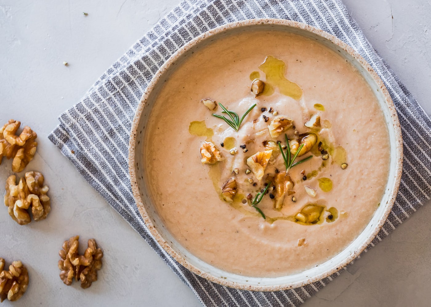 Cauliflower Walnut Soup