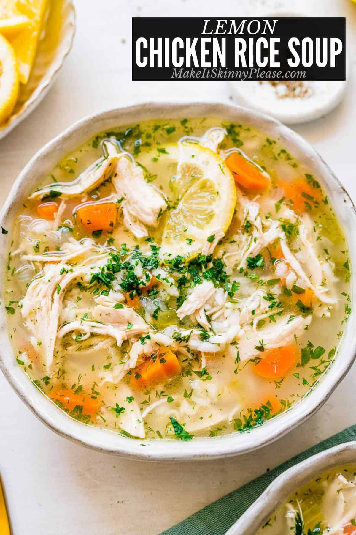Lemon Herb Chicken Soup