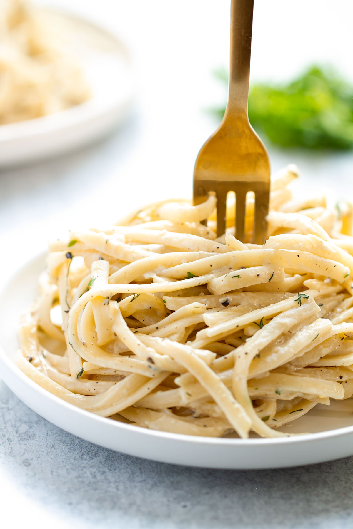 Garlic Butter White Wine Fusilli