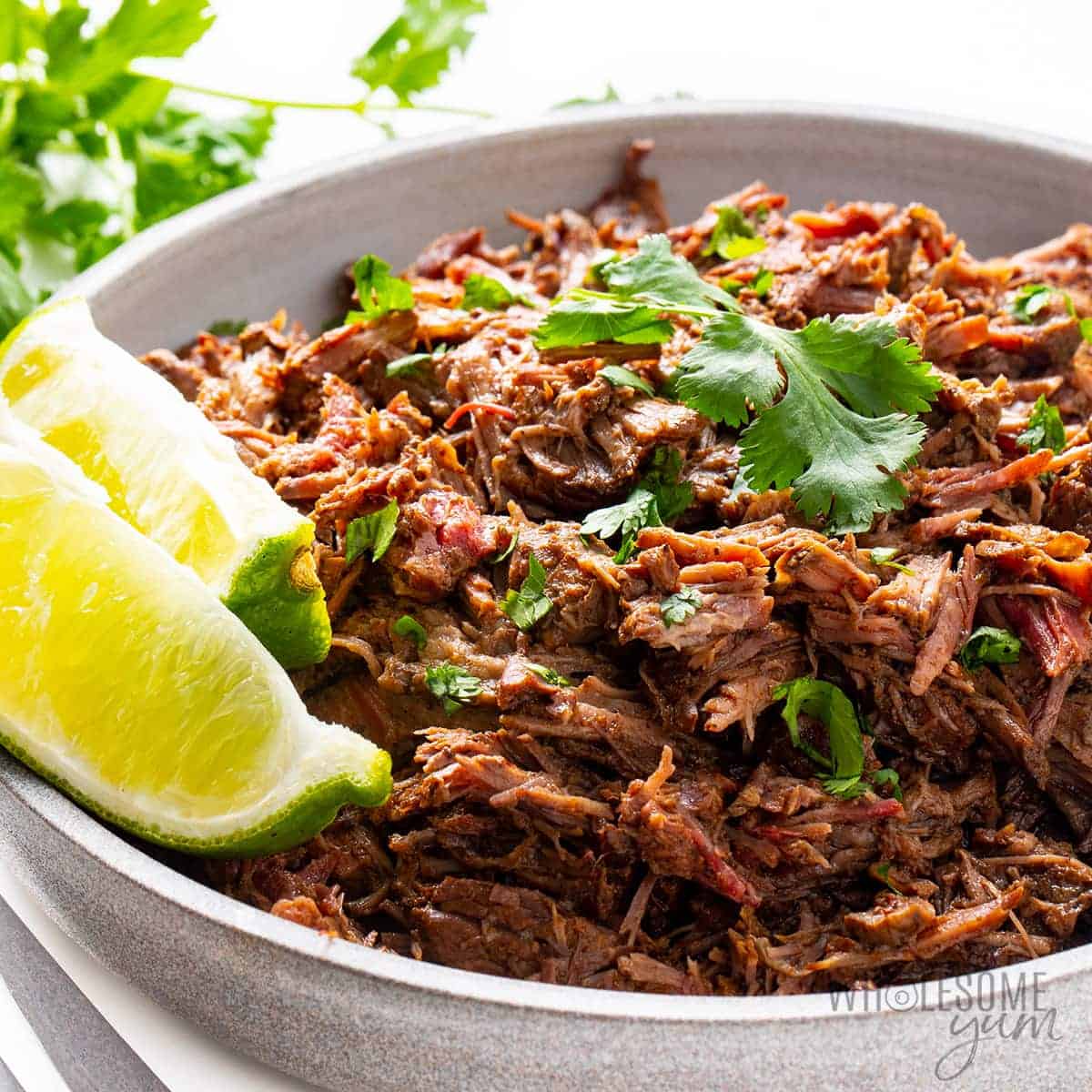 Chipotle Beef with Lime Crema
