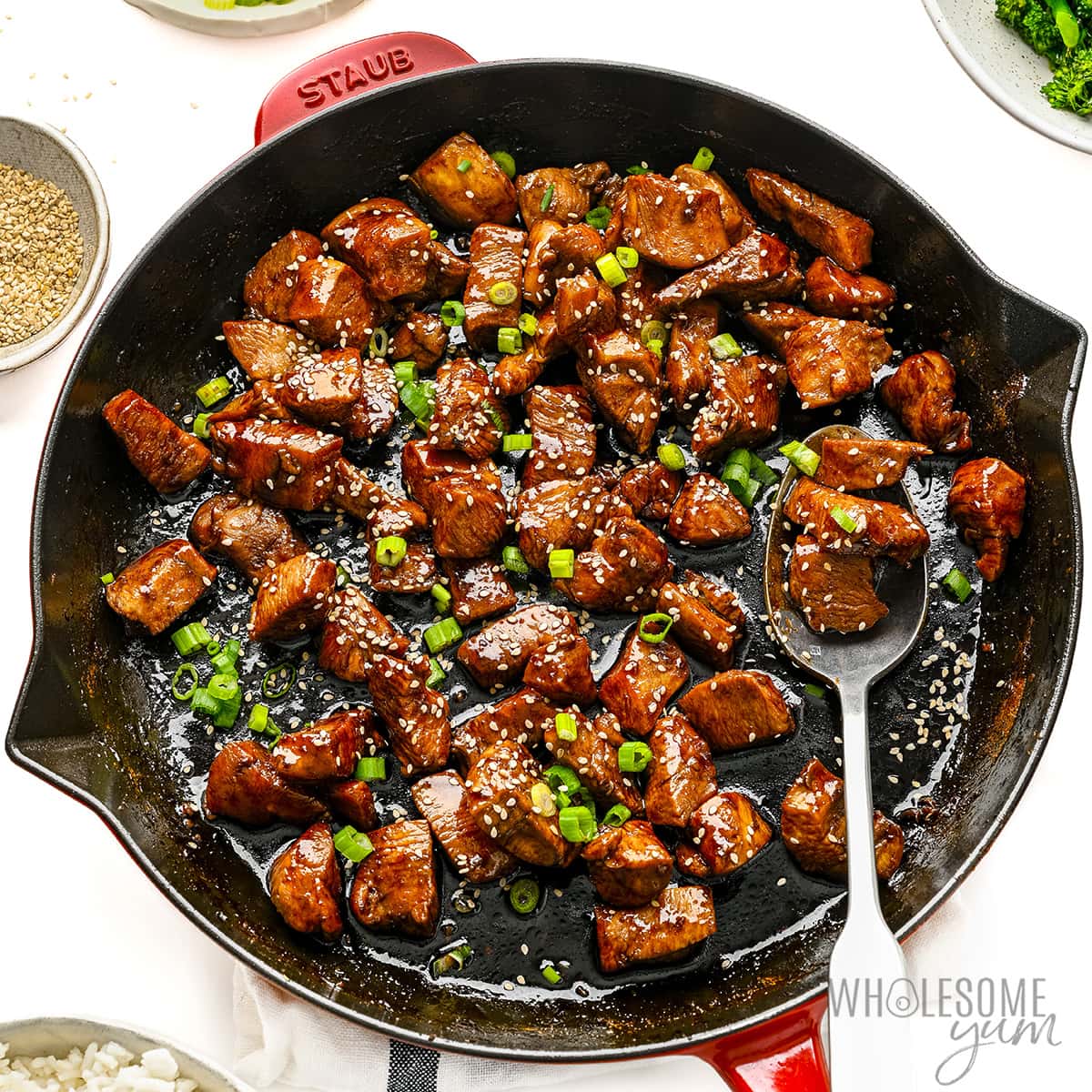 Teriyaki Chicken with Sesame Seeds