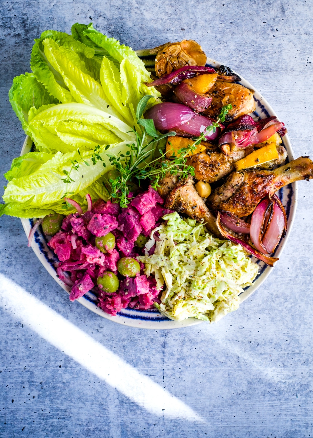 Za'atar Spiced Chicken Platter