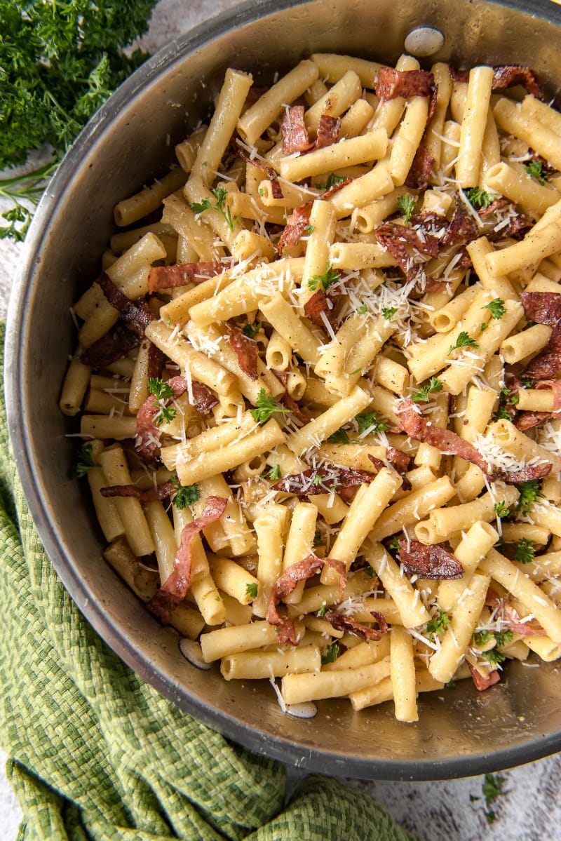 Ziti alla Carbonara